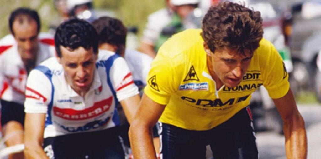 El día que Pedro Delgado llevó al límite a Stephen Roche