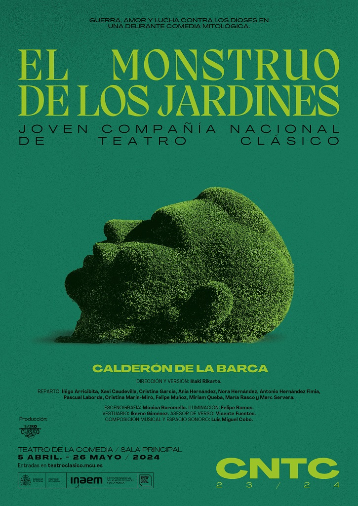 Cartel promocional de El monstruo de los jardines 