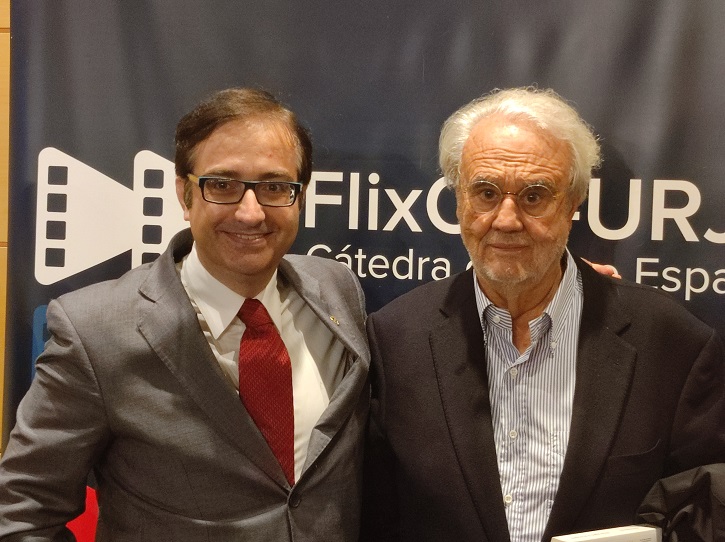 José Luis Panero y Manuel Gutiérrez Aragón | La Cátedra FlixOlé-URJC reconoce a los investigadores del cine español