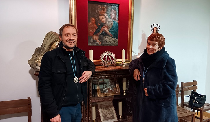 Los actores David Zarzo y Esperanza Lemos, fotografiados por Begoña Aragoneses